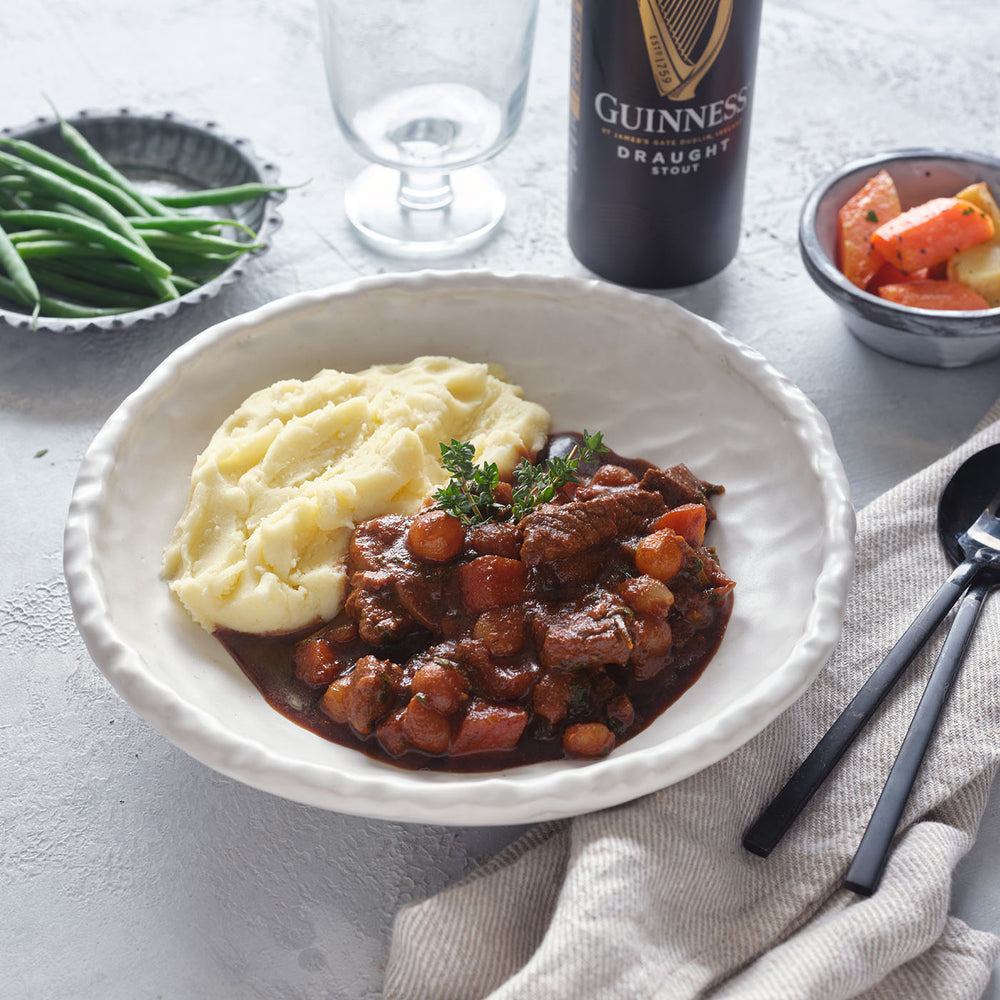 Beef & Guinness with Roasted Irish Roots Party Size