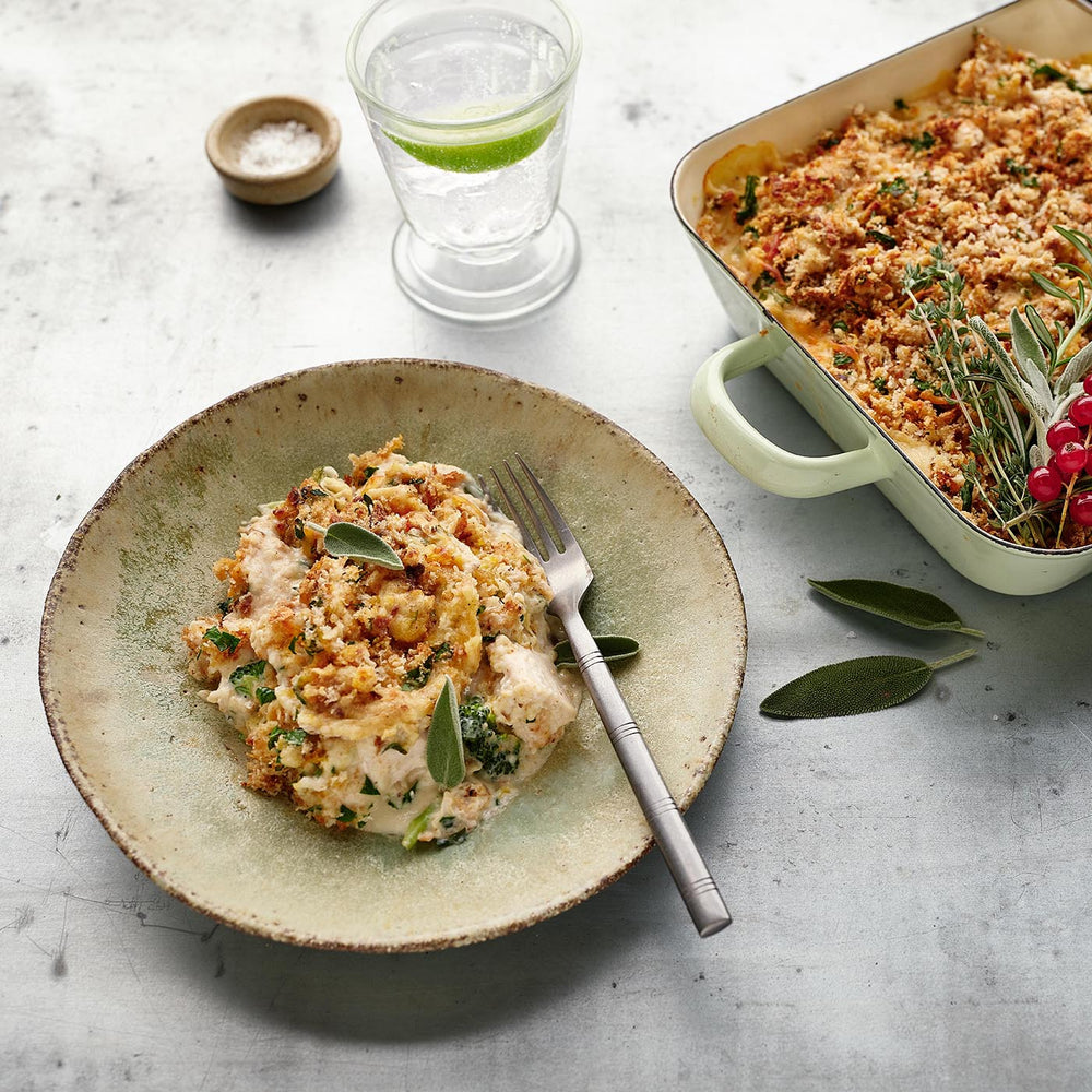 The Humble Chicken & Broccoli Crumble Party Size