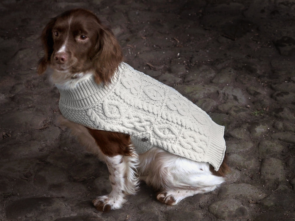 Aran Merino Wool Dog Coat