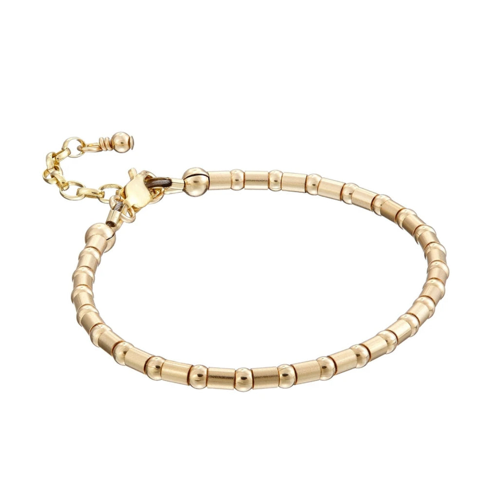 Scribble & Stone 14kt Crimp Bracelet